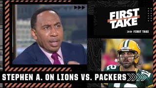 Stephen A. reacts to the Packers defeating the Lions: I’m not concerned about Rodgers! | First Take