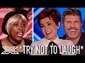 *TRY NOT TO LAUGH* Simon & Sharon FAIL!  | X Factor Global