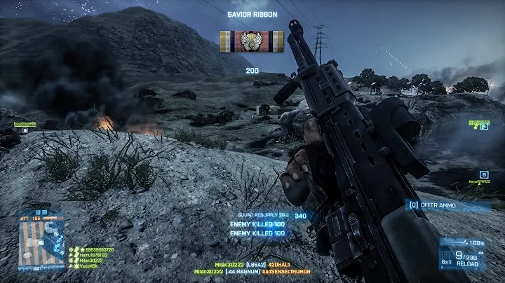 Battlefield 3 - Rush Gameplay (No commentary)