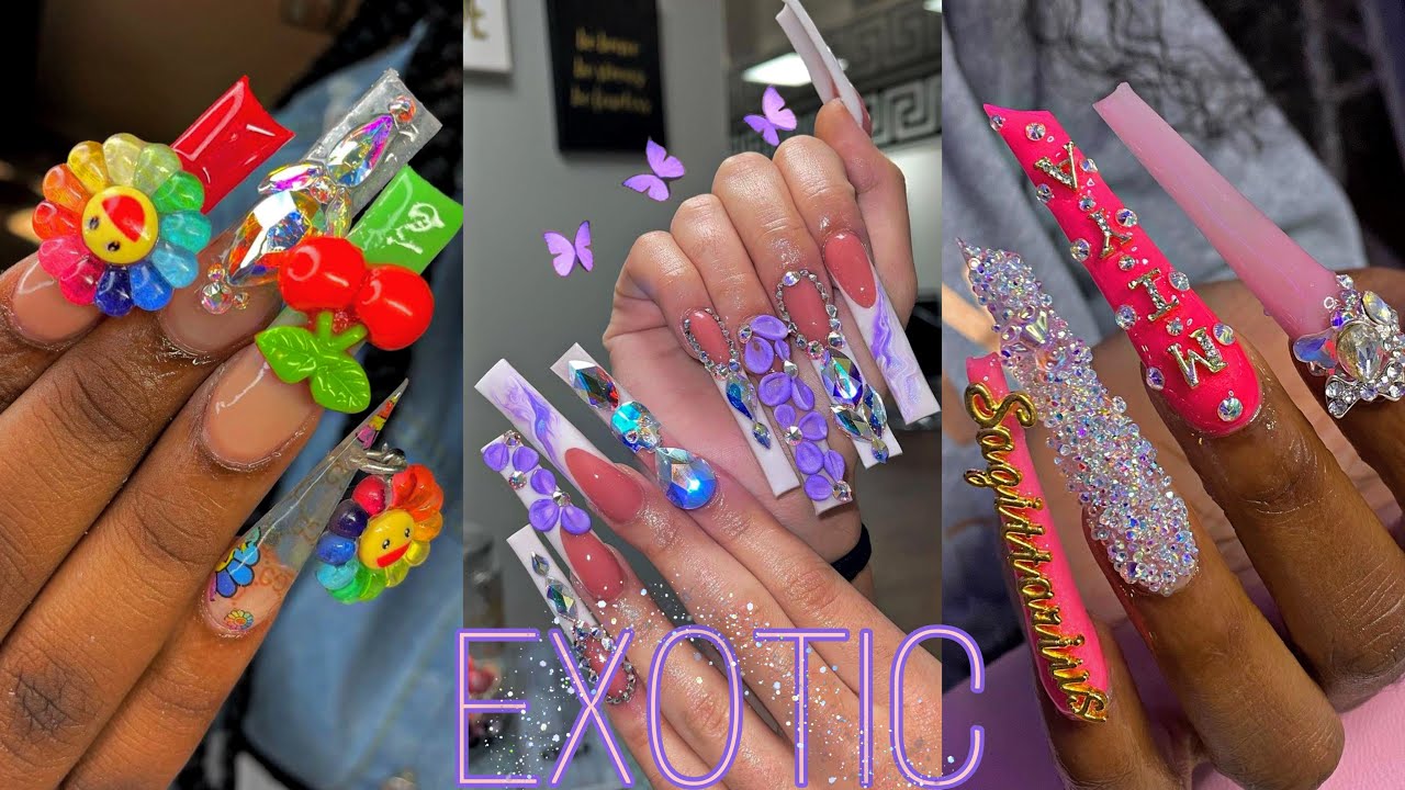 5. "Trendy Baddie Acrylic Nails: Tips and Tricks for Long-Lasting Wear" - wide 3