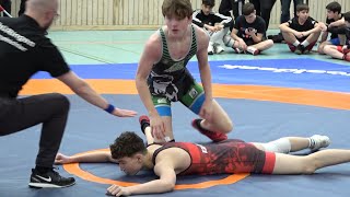 Wrestling / Ringen, Sparkassenpokal Jena 2025, Freestyle, U17, 60 kg, Sokujew - Natzius