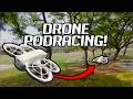 WE RACED OUT NEOs AT THE PARK! (Drone Podracing)