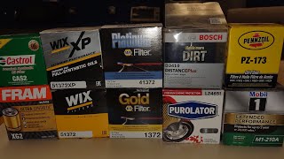 10 Filters Came In For Inspection - Tune In Because I Choose Fram Ultra Over All Of Them