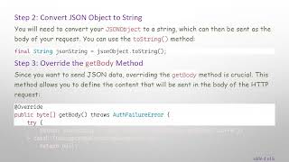How to Return a JsonObject with getParams in Volley for Android