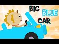 Big Blue Car♫ | Car and Safety Song | Wormhole Learning