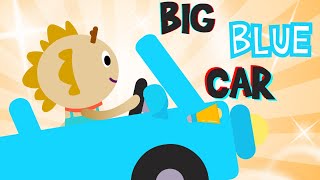 Big Blue Car♫ | Car and Safety Song | Wormhole Learning