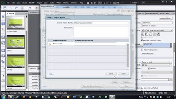 Adobe Captivate 7: Shared Actions