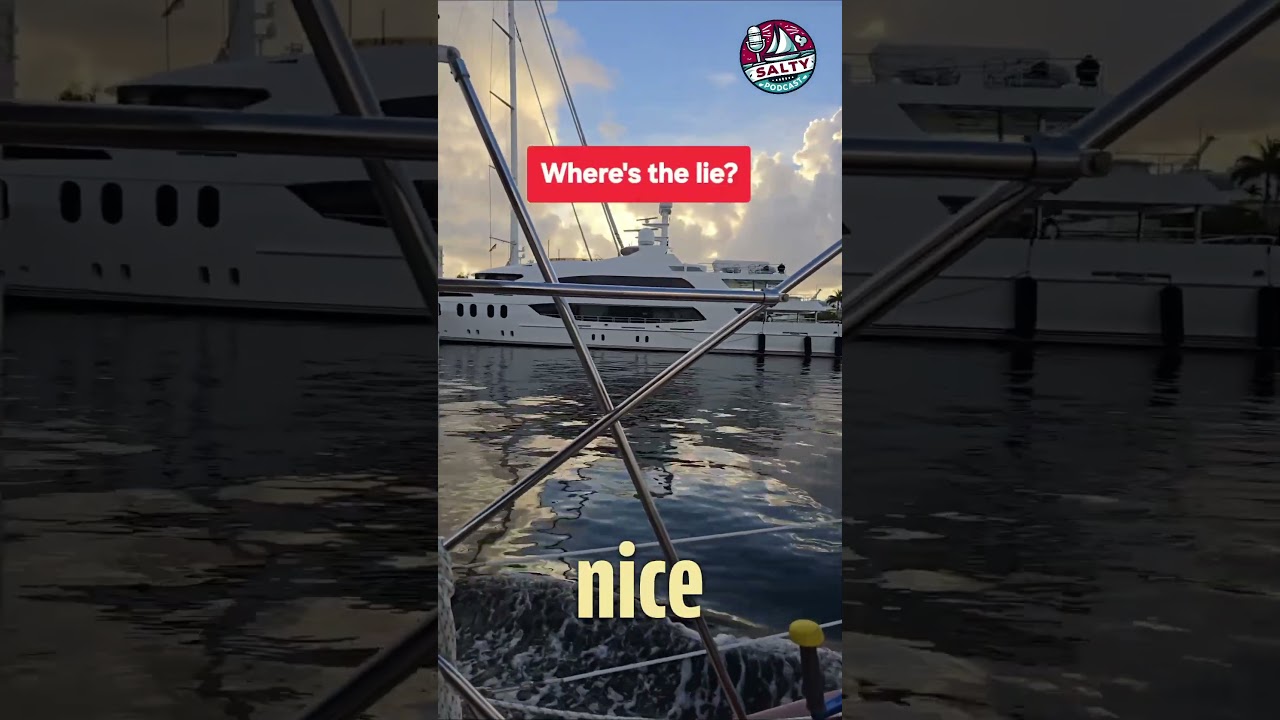 ⁣Salty Abandon leaving Ft Lauderdale and headed South to North Miami for the night