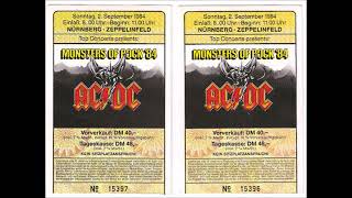 AC/DC- Dirty Deeds Done Dirt Cheap (Live Stadion am Dutzendteich, Nuremberg Germany Sep. 2nd 1984)
