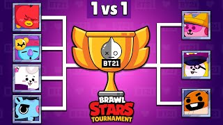 Who is The Best BT21 Skin? | Brawl Stars Tournament