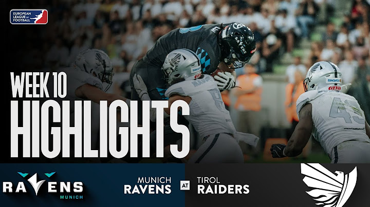 Munich Ravens @ Raiders Tirol - Highlights | Week 10 | Season 2025
