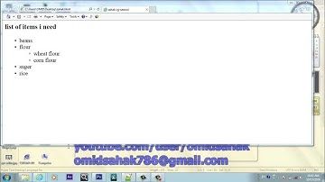 HTML in pashto unordered list lesson 02