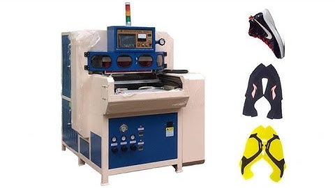 How to use high frequency welding machine make sport shoes upper