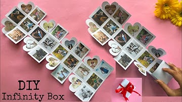 How to make Infinity Box | DIY Photo Cube | Mini Infinity Box tutorial | DIY Surprise Box | DIY gift