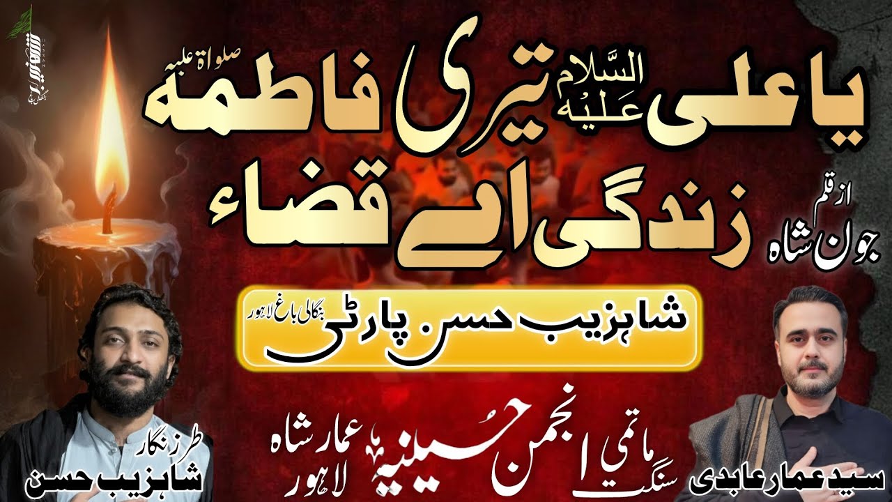 Kalam | Ya Ali Teri Fatima Lai Zindgi Ay Qaza | Shahzaib Hassan Party  | #shahzaibhassanparty