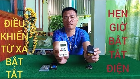 BỘ HẸN GIỜ ĐIỀU KHIỂN BẬT TẮT CÁC THIẾT BỊ ĐIỆN MÁY BƠM NƯỚC BÓNG ĐÈN THÔNG MINH 