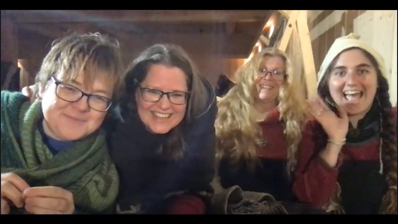 "Quarantine Nalbinding" with Virginia, Mona and Karin, Week 10