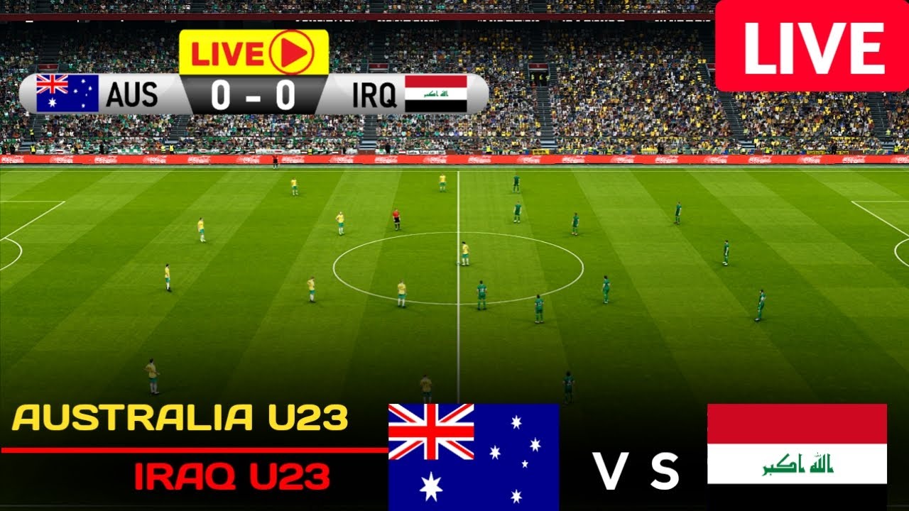 LIVE NOW: Australia U23 vs Iraq U23 | Full Match Gameplay | eFootball PES 2025 Simulation