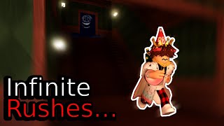 When Rush attacks Non-Stop… (Beating the game) | Doors