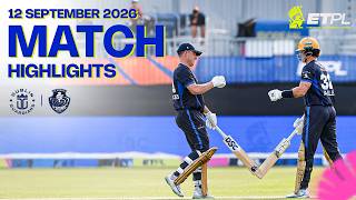 Details Match Highlights | Dublin Guardians vs Glasgow Cosmic | ETPL News