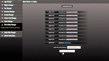 Tour Legacy CMS Photo Galleries