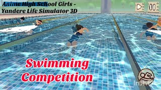Anime High School Girls - Yandere Life Simulator 3D : Swimming Competition screenshot 5