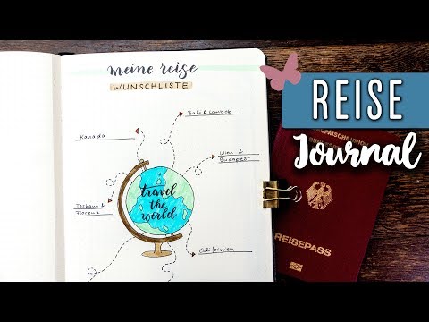 BULLET JOURNAL REISE  Layout Ideen