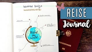 BULLET JOURNAL REISE Layout Ideen