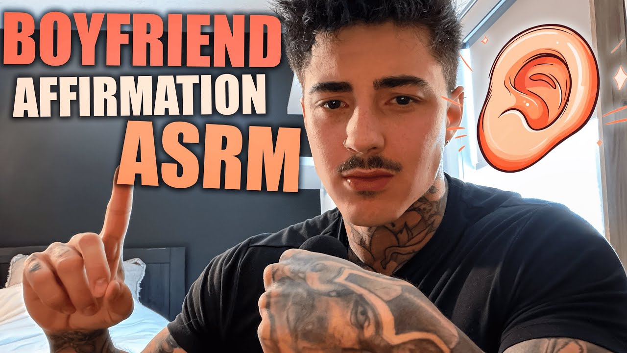 [ASMR] Аффирмации для флиртующего парня и триггеры сна — (звуки рта, низкий голос и тихий шёпот)