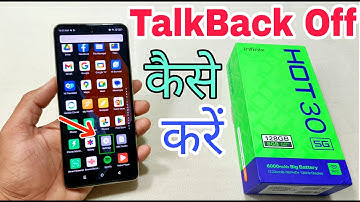 Infinix Hot 30 5G Talkback Off Kiase Karen | How To Disable Talkback Infinix Hot 30 5G 100% OK |