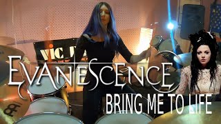 ALENA KAUFMAN - EVANESCENCE - BRING ME TO LIFE - DRUM COVER