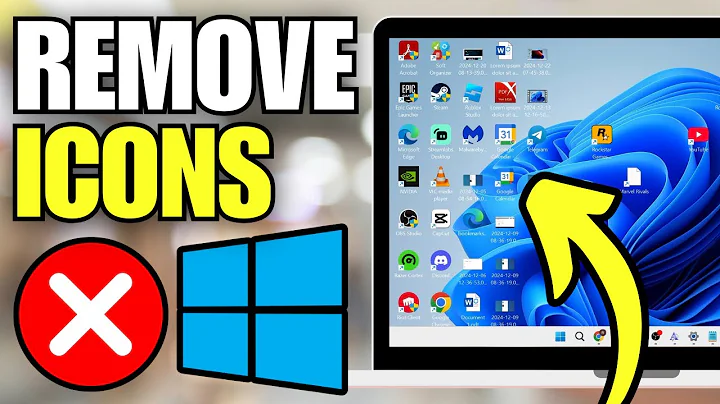 How To Remove Desktop Icons Without Deleting Them in Windows 11
