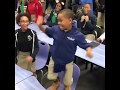 Surprising kids with black panther movie