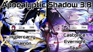 Hypercarry Phainon & Castorice Evernight Apocalyptic Shadow 4 3.8 | HSR | 3.8 | Trik