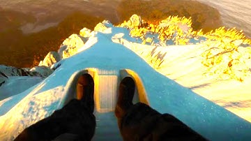 What if you sled down the tallest mountain - Sons of the forest