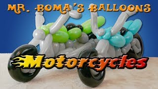 Motorcycles Balloon Tutorial **PROMO**