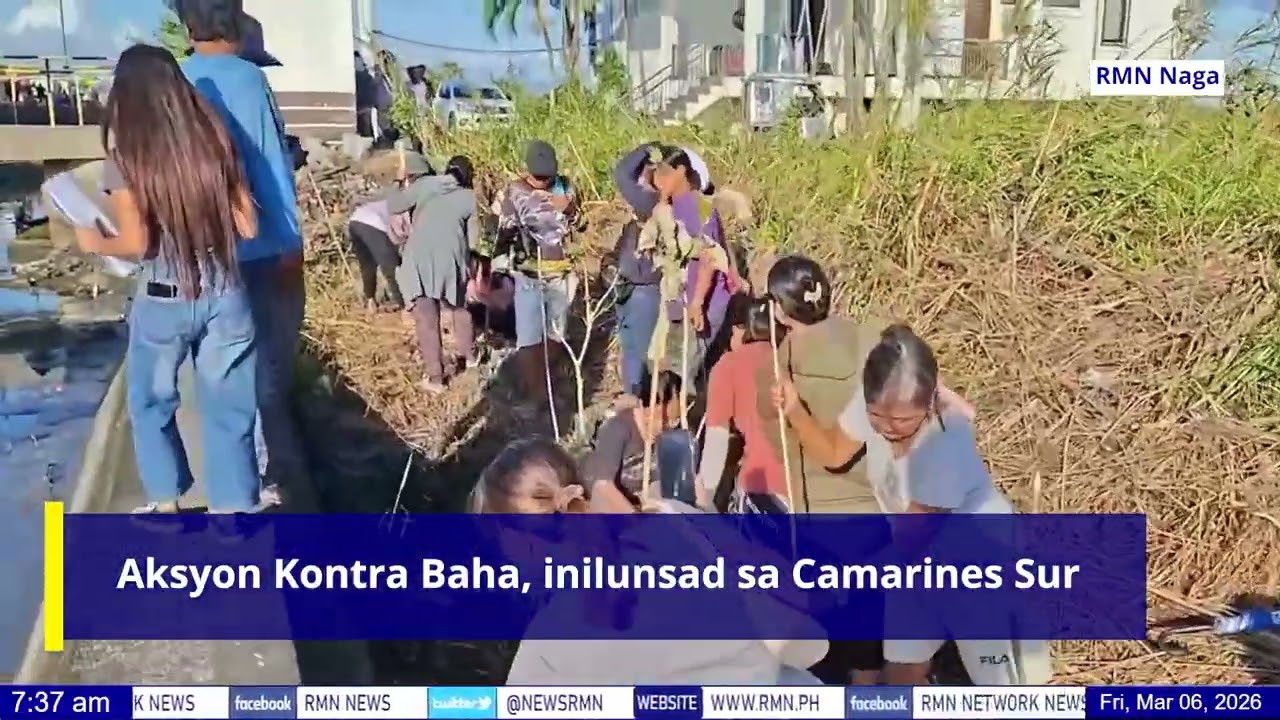 Aksyon Kontra Baha, inilunsad sa Camarines Sur