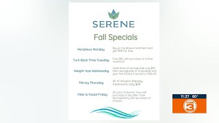 Fall specials at Serene Med Spa