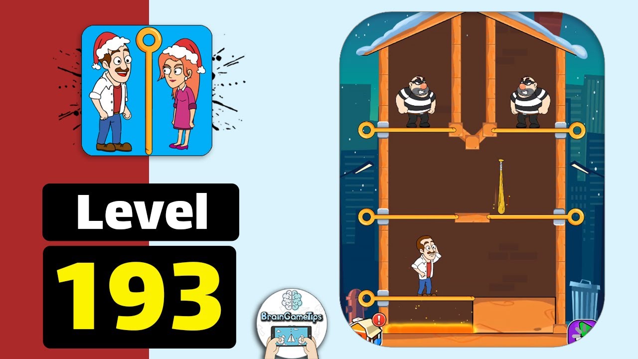 Home Pin: Pull The Pin Puzzle - Level 193 Walkthrough