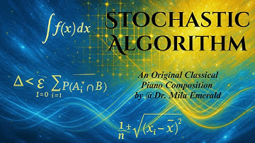 STOCHASTIC ALGORITHM, New Original Piano Composition by @ Dr.  Mila Emerald, From Chaos to Order