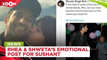 Rhea Chakraborty, Shweta Singh Kirti REMEMBERS Sushant Singh Rajput on his second death anniversary
