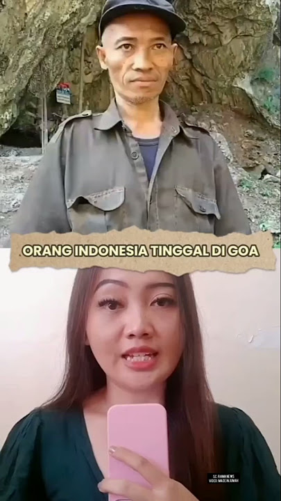 THIS IS AN INDONESIAN LIVES IN A CAVE
