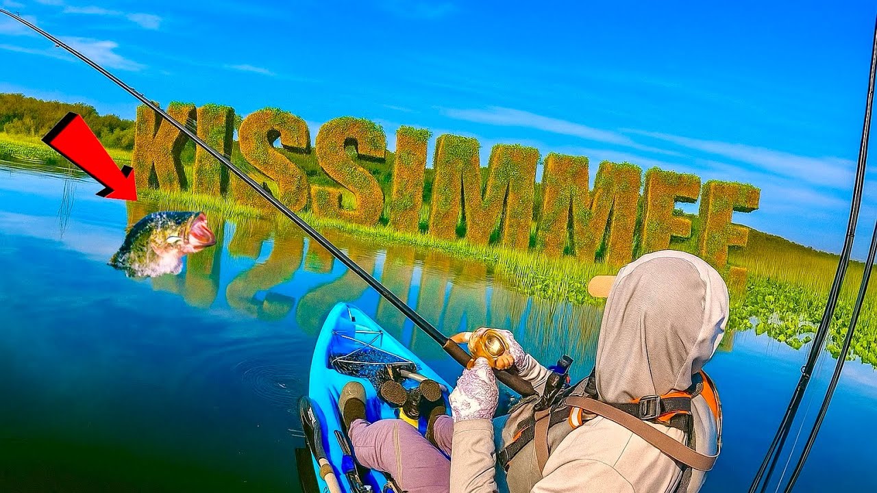 Испытайте захватывающую рыбалку на гигантского окуня на хребте Киссимми | Ловля окуня с каяка во ...