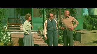 Battle Chop, a remix of a scene from Battle Cry, with Nancy Olson and Aldo Ray whose mouth is shut..