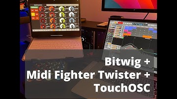 Bitwig + Midi Fighter Twister + TouchOSC = Bitwig Performance Twister