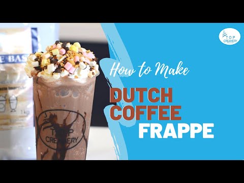 HOW TO MAKE DUTCH COFFEE FRAPPE | HOW TO MAKE ICED FRAPPUCCINO AT HOME | TOP VIDEO