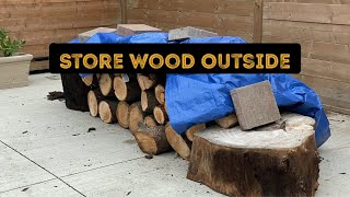 How To Store Wood Outside screenshot 3