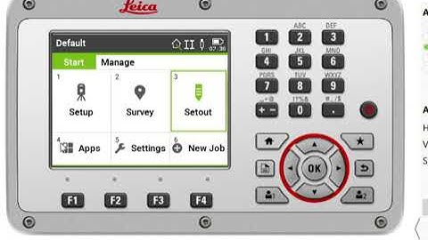 How we layout resection and level work on leica ts03