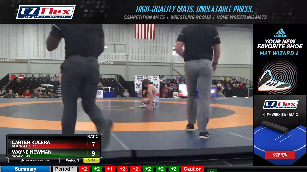 Mat 2 138 Carter Kucera Nebraska 2 Vs Wayne Newman Alaska YouTube