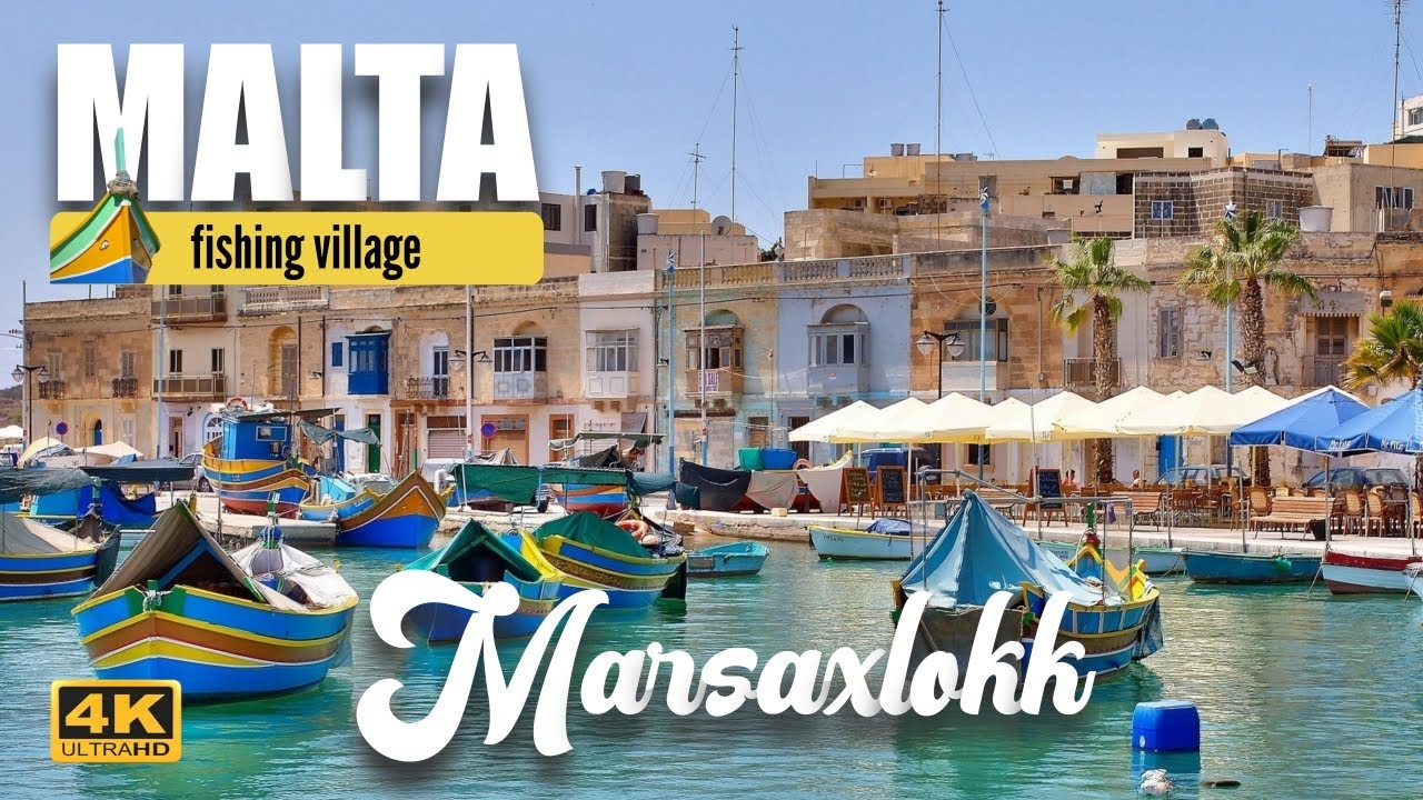 MALTA 🇲🇹, Marsaxlokk: Fishing Village.
